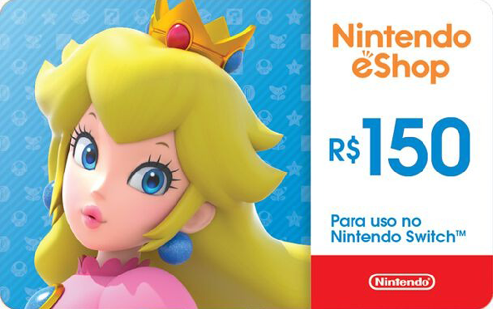 Gift Card Nintendo eShop R$150,00