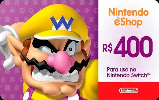 Gift Card Nintendo eShop R$400,00