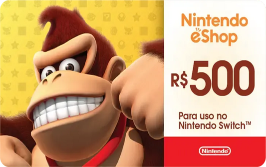 Gift Card Nintendo eShop R$500,00