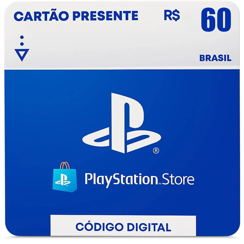 Gift Card Playstation R$60,00