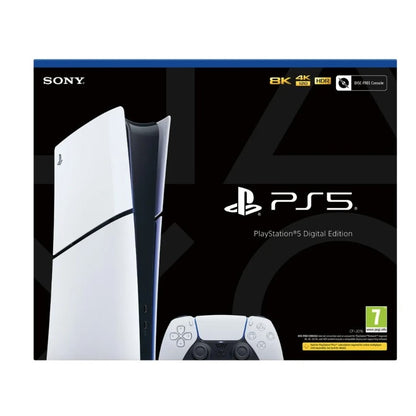 Console Sony Playstation 5 Slim Digital 1 Tera Novo Lacrado + 7 Jogos